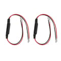 Package LED Load Resistor Turn Signal Relay Compatible with DC 12V 10W 10 Ohm