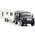 Miniatyrbillede 3 af 5: Legetøjs Autocamper SUV Trailer Træk RV Autocamper Legetøj til Drenge Støbt Lastbil Modelbil