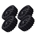 Pikkukuva 1 / 5: XJ-4kpl 1/8 Rc Off Road Buggy Lunta Hiekka Laparenkaat Rengas Pyörä Hpi Bajalle, musta
