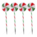 Miniatyrbilde 4 av 5: XJ-Solcelle Lollipop-lamper IP65 Vanntette 8 moduser 1 for 4 Dekorative LED Jul Stake Lampe for Hage Gangvei Gård (ZYH)
