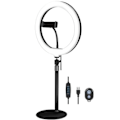 Miniatyrbild 1 av 3: XJ-Ringlampa för smartphone Ø25cm med bordsstativ