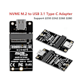 Miniatyrbild 2 av 5: XJ-M.2 Till Typ-c SSD-Kapsling Adapter M2 Nvme Hdd-Kapsling Mellankort Jms583 Chip 10gbps Suppo