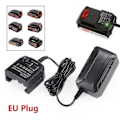 Miniatyrbillede 3 af 3: 10.8V 14.4V 20V Til Black&Decker Li-ion Batterioplader Udskiftning Elektrisk Boremaskine Skruetrækker Elværktøj Batteri EU-stik Lbx20_ca