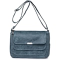 Miniatyrbillede 1 af 5: XJ-Dame Crossbody Tasker, PU Læder Messenger Taske med Justerbar Rem, Vandtæt Håndtaske til Rejser, Shopping, Arbejde, Daglig Br