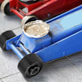 Miniatyrbillede 3 af 4: 2 stk. Donkrafthjul Universelle Hydrauliske Donkraft Forhjul Udskiftningslejer Hjul Trailerdonkrafte Hjul for at Sikre Stabilitet og Fleks...