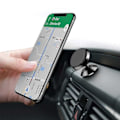 Pikkukuva 3 / 5: 360° Kääntyvä Puhelinteline Itsekiinnittyvällä Magneettisella Autotelineellä Musta (FMY)