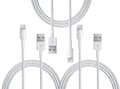 3 STK 1 Meter - Lightning-lader til iPhone X/8/7/6S/6/5S/SE iOS13