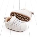 Miniatyrbillede 4 af 5: Baby Drenge Piger Tremmesko Søde Læder Sneakers Skridsikker Gummisål Spædbarn Første Gåsko