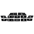 Miniatyrbillede 1 af 5: XJ-61319313923 12-tasters Tastaturdæksel til 5/6/7 Serie F01 F10 F18