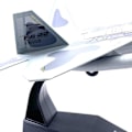 Miniatyrbild 4 av 5: 1/100 Skala Legering F-22 Plan Flygplansmodell Barnpresent Samlarobjekt Födelsedagspresent [DmS] grå