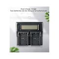 Miniatyrbilde 3 av 5: XJ-Enel9 Kamerabatteri Dobbel Lader LCD Digital Lader For D40x D60 D3000 D5000 Lader EU Plugg