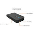 Pikkukuva 4 / 5: XJ-Langaton Bluetooth-lähetin ja -vastaanotin 2-in-1 Musta