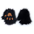 Miniatyrbilde 3 av 4: XJ-Kunstig Pels Kattunge og Ulvehodehale Sett for Voksne og Barn Klørhanske Kit for Halloween Anime Cosplay Fest
