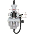 Pikkukuva 2 / 4: PZ27 Moottoripyörän kaasutinsarja 27mm Moottoripyörän kaasutin 125cc 150cc 200cc 250cc 300cc ATV Quad Go Kart PZ27 Motocross Käsikäyttöinen kuristinvaijerikaasutin