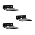 3X Wall Mounted Speaker Stand, Small Wall Shelf Speaker Mount for Bluetooth Speakers, Mobile Phones, Toys
