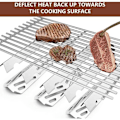 Miniatyrbilde 3 av 4: 66040 Varmebeskyttelse for Weber Genesis II 300-serien Genesis II E-310 II E-315 II E-330 II E-335 II S-310 II S-335 Griller, Varmeplate i rustfritt stål, 3