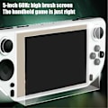 Miniatyrbild 2 av 5: XJ-E6 Handhållen Spelkonsol Bärbar Videospelsstöd 5-tums Ips Retro Gamebox Psp Ps1 N64 Anslut T