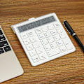 Miniatyrbild 3 av 5: XJ-Numerisk knappsats 4.0 Bluetooth-tangentbord med displaykalkylatorfunktion 2 i 1 sifferplatta och kalkylator