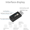 Miniatyrbillede 1 af 5: XJ-Qcc3040 24bit 96khz Kb9p Bluetooth 5.2 Audio Transmitter med Mikrofon