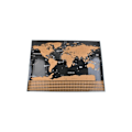 Pikkukuva 5 / 5: XJ-Raaputuskartta tarvikkeilla / Scratch Map / Maailmankartta - 82 x 59 cm