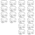 20-pack Servettringar Set Silver Metall Servettringar Hs Servettringar För