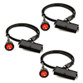 Miniatyrbillede 1 af 5: XJ-3x 24-pin hun Atx Psu Pc strømforsyning starter tester start op jumper ridge kabel med on/off swi