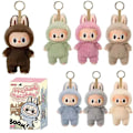 Miniatyrbillede 2 af 5: Labubu plysdukke Macaron action animationsfigur dukke hobby vedhæng dekoration sød mystisk æske PVC Børnedags overraskelse Brun Anden