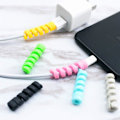 Miniatyrbillede 4 af 5: 35 stk. kabelskærm opladerkabelskærm til Type-C oplader Lightning oplader Alle telefoner Ladekabel Musekabel USB-kabel Tilfældig farve