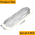 Miniatyrbilde 2 av 3: 304 Varmeavleder for Weber Genesis II 410, 12,5\" Stekeplate for Weber GS4 Genesis II/LX 400-serien, Genesis II E410/S410, II E435/S435, II LX S40/E40,