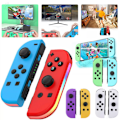 Miniatyrbillede 2 af 5: XJ-Spillekonsol (V/H) Farverige RGB-lys til Nintendo Switch, Trådløs Joystick-Erstatning til Switch-kontro