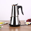 Miniatyrbilde 4 av 5: Elektrisk Espresso Kaffetrakter Moka Potte 6 Kopper Percolator Kaffekanne Elektrisk Rustfritt Stål Klassisk