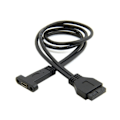 Pikkukuva 1 / 5: XJ-Yhden Portin USB 3.1 Type C USB-C Naaras USB 3.0 Emolevy 19pin Header Kaapeli 50cm