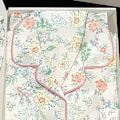 Miniatyrbillede 5 af 5: Dame Pyjamassæt Forår Sommer 2 Dele Print Blomstret Pyjamas Faux Silke Satin Nattøj Kortærmet Pijama Mujer Pjs Hjemmetøj