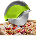 Miniatyrbild 5 av 5: XJ-Pizzaskärare med skyddande bladskydd, lättanvänd pizzarulle