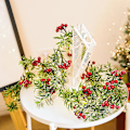 Miniatyrbillede 3 af 3: XJ-Lysstreng Julelysstreng LED Røde Bær Lysstreng LED Guirlande Lysstreng Juledekoration til Hjemmet (YJD)