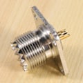 Miniatyrbilde 4 av 5: XJ-20x Uhf So-239 Hunnkontakt Firkantet Form Loddekopp Koaksialkontakt For Radioamatør