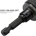 Miniatyrbild 3 av 5: XJ-4 st Borrchuck Snabbväxlingsadapter Mini 3-backars Borrchuck Skruvmejseladapter Elektrisk Borr Con