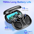 Pikkukuva 2 / 5: Langattomat Bluetooth-urheilukuulokkeet, 2023 Bluetooth 5.3 -kuulokkeet ENC-melunvaimennuksella, 90 tuntia Hi-F