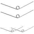 Miniatyrbilde 3 av 5: 5 stk Fjærer for Beskjæringssaks, Erstatningsfjærer for Beskjæring, Universelle Fjærer for Hagesaks
