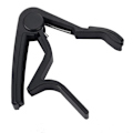 Miniatyrbillede 1 af 5: XJ-Akustisk/elektrisk/klassisk Aluminium Legering Guitar Capo Hurtigt Skift Nøgleklemme, sort