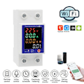 Miniatyrbillede 5 af 5: XJ-Tuya WiFi Smart Energibesparende Måler Multifunktionel Beskyttelse Farveskærm Over-/Underspændingsbeskyttelse P