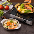 Miniatyrbillede 3 af 5: 2 stk. Binaurale Ramen Gryder Siamese Instant Nudel Gryder Madlavningstilbehør Fad Nudler Beholder Varm