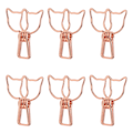 Miniatyrbillede 2 af 5: 100 stk. Papirclips Søde Tegneserie Katteformede Udhulet Lange Clips Papirclips Kontorartikler Rosaguld