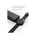 Miniatyrbilde 3 av 5: XJ-Trådløs Lommeur Lader Dock For Galaxy Watch 5/4/3 Watch 3 Active 2 Bærbar Usb Port Lading
