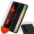2-Pack Samsung A56 Privacy Screen Protector & 1-Pack Lens Protector - Tempered Glass | [Automatic Installation] - Bubble-Free