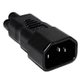 Miniatyrbild 4 av 5: XJ-2x Pdu Ups C14 Till C5, Iec320 C13/c14 Till C5/c6 Nätkabel För Bärbar Dator Strömförsörjningskabel Adapter