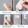 Refrigerator Lock Freezer Lock Refrigerator Door Lock Combination Child Safety Lock For Cabinets