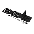 Miniatyrbilde 2 av 5: XJ-15w 10-i-1 Magnetisk Trådløs Lader Stativ Sammenleggbar For 13 12 Pro Max 8 7 Hurtiglading Dock Stati
