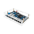 Miniatyrbild 2 av 5: XJ-Akryl Skyddsskal med Fläkt för Banana Pi R3 -r3 Utvecklingskort Tillbehör