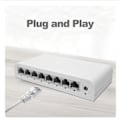 Pikkukuva 4 / 5: XJ-8 Port Gigabit Data Switch, verkkokeskitin, työpöytä Ethernet-jakaja, Plug & Play suojatut portit tuulettimeton
